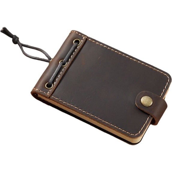 Jiibva Travel Pocket Notepad Tiny Leather Notebook Portable Steno Book Cute Diary Journal for Officel Writing Plan Memo
