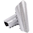 thumbnail image 1 of Jiibva Unisex Medieval Viking Gauntlet Arm Bracers PU Leather Matte Silver 25cm, 1 of 7