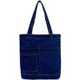 thumbnail image 1 of Jiibva Vintage Denim Splicing Shoulder Bag For Women Fashion Bags Casual Large Capacity Canvas Tote Underarm Shopper Bag, 1 of 7