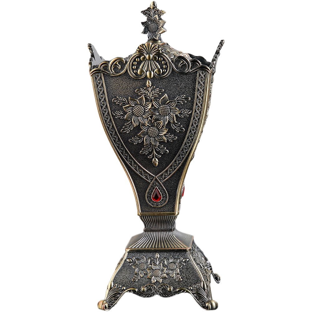Jiibva Vintage Incense Burner Holder, European Style Retro Bakhoor Incense Holder Incense Censer for Yoga Spa Aromatherapy Office Home Decor
