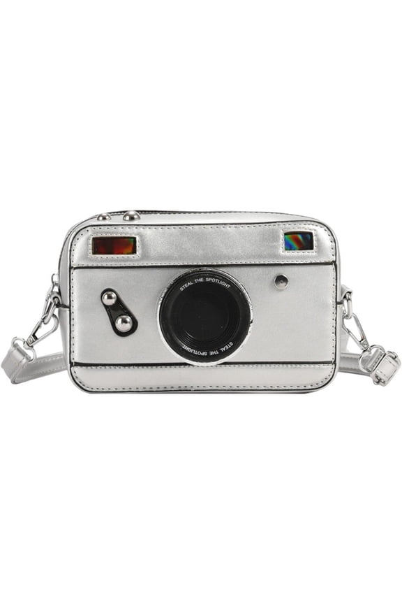 Women Camera Shape Shoulder Bag Casual Crossbody Handbag Messenger Purse with Adjustable Strap for Daily Use