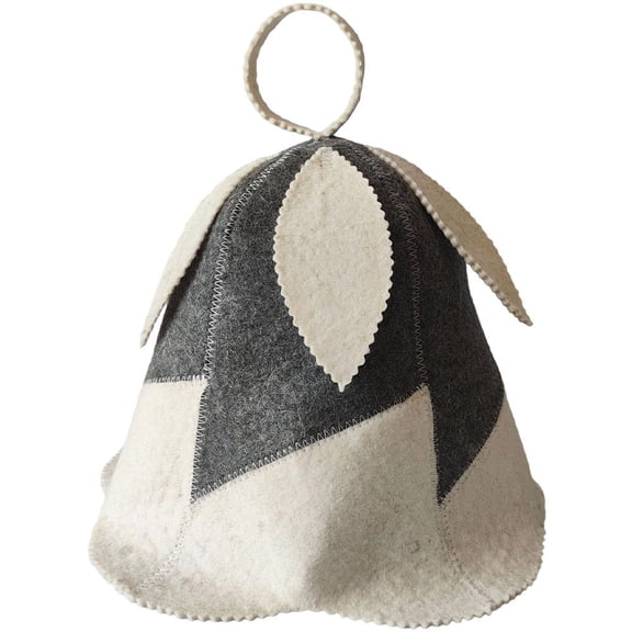Jiibva Wool Felt Sauna Hat Cap - Russian Sauna Hair Protector Cap Banya Hat For Men And Women