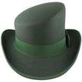 thumbnail image 1 of Jiibva Wool Top Hat Unisex Asymmetric Top Hat Victorian Magician Hat Gentlemen Hat Jazz Cap, 1 of 7