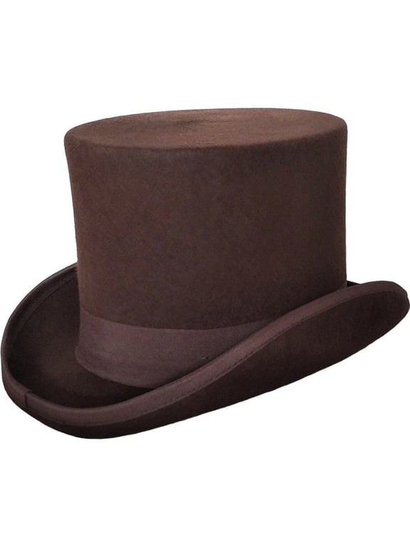 Wool Top Hat for Men, Magician Hat, Formal Tuxedo Hat, Mens Tophat Christmas Party Cap, Victorian Topper Hats Gentlemen Hat Jazz Cap
