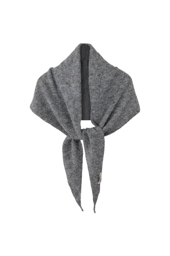 Wool Triangular Scarf Warm Knitted Scarf Korean Style Headscarf for Women Autumn and Winter Warm Decoration