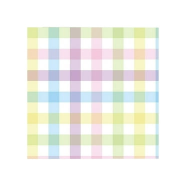 Jiikun Retro Colored Grid Napkin,Disposable Napkins,20 Pack Easter Paper Napkins Buffalo Check Plaid Paper Napkins Easter Checkerboard Napkins Napkins Perfect for Easter Dinner Decoration