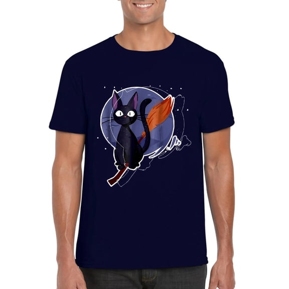 Jiji Cat Kikis Delivery Service Cute Anime Ghibli Fan Unisex T-Shirt