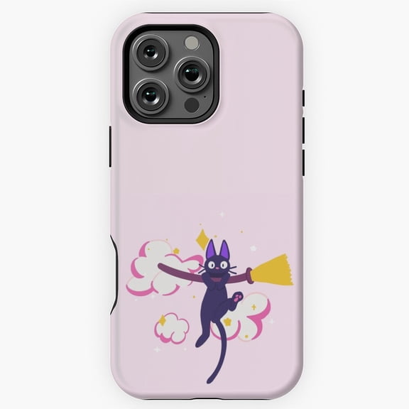 Jiji Ghilbli on a broom Phone Case for iPhone 16 15 14 13 12 11 Pro Max M5904470