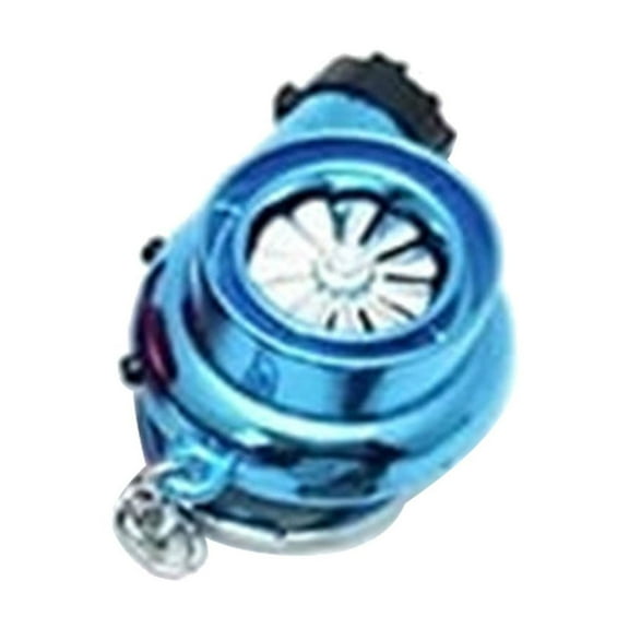 JikouIivo Butane Torch,Car Turbocharged Lighter Keychain Business USB Charging Metal Lighter Key Pendantfor Home Kitchen Champagne