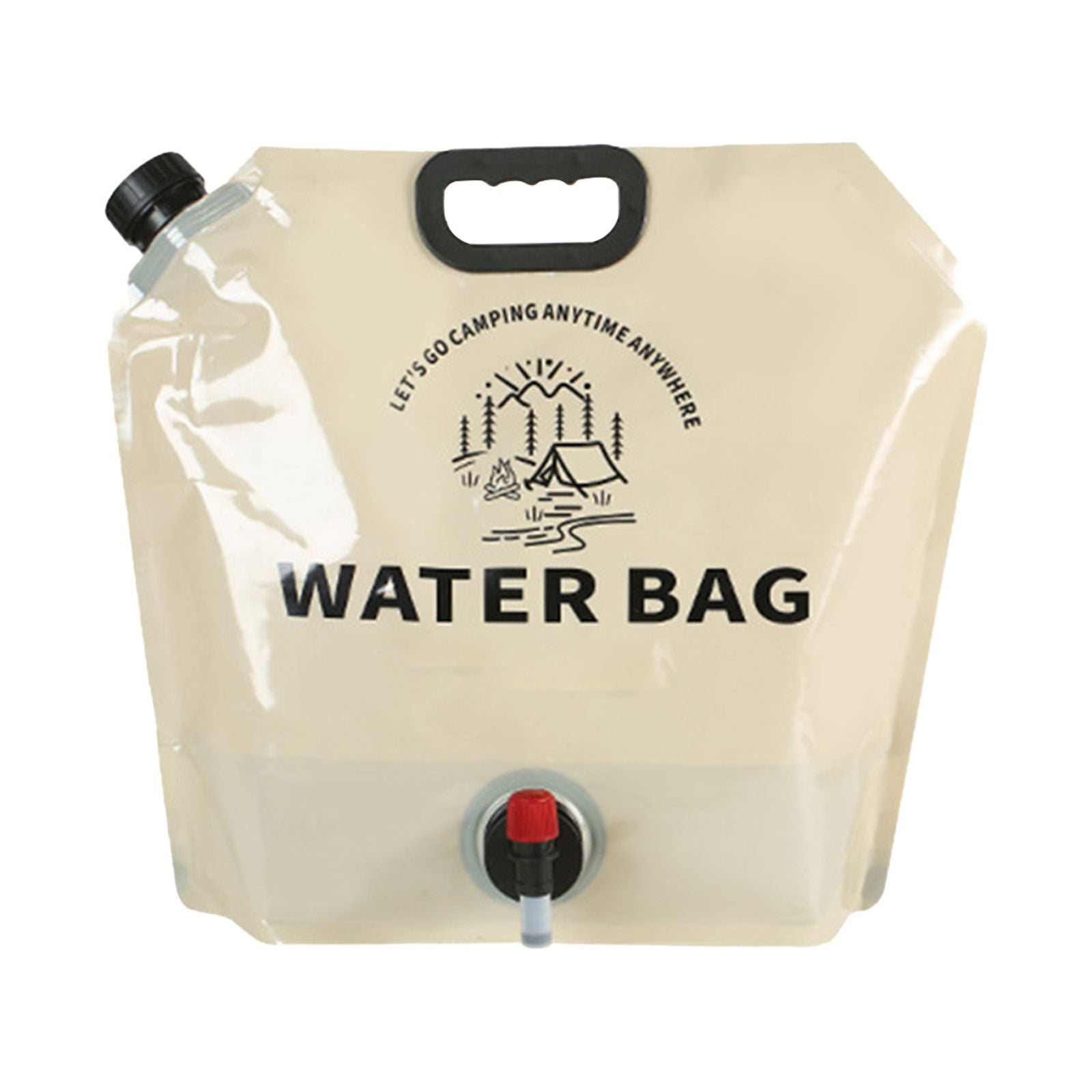 JikouIivo Food Grade Clear Plastic Storage Jug For Camping Hiking ...