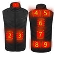 thumbnail image 1 of JikouIivo Heated Vest, Unisex Heated Clothing for men women, Lightweight USB Electric Heated Jacket,Adjustable Size for Hiking（XL）, 1 of 9