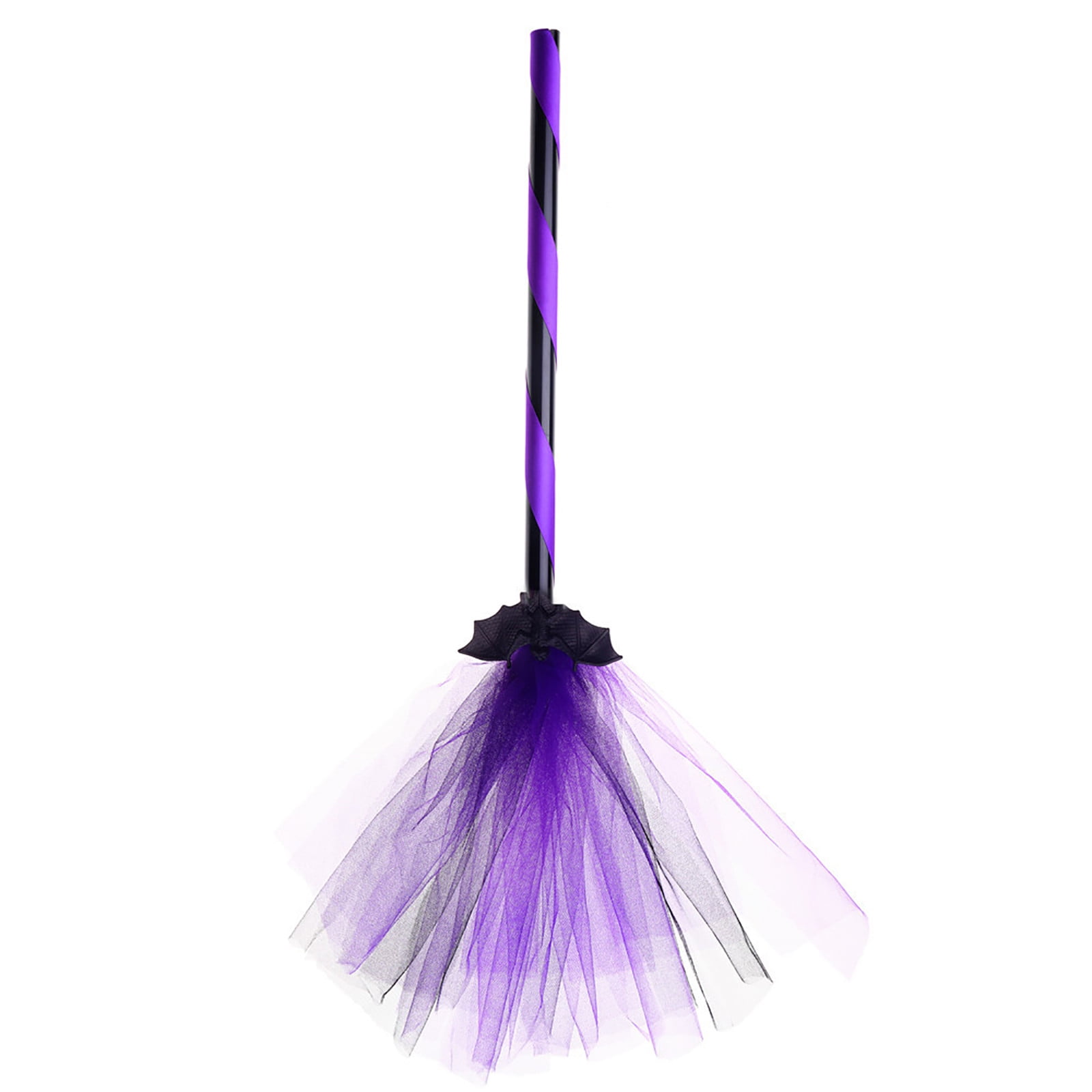 Jikolililili 13inch Halloween Witch Broom Kids Plastic Witch Broomstick