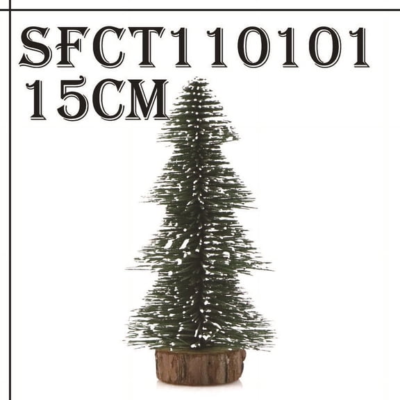 JikouIivo 5.9in Mini Artificial Christmas Tree, Tabletop Spruce Christmas Tree , Perfect for Indoor Decoration