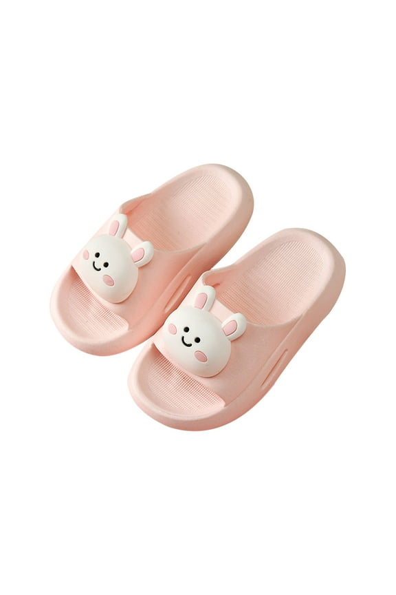 Children Summer Cartoon Animals Slippers Baby Bathing Shoes for Boys Girls In The Bathroom