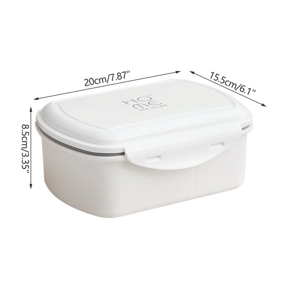 Jikolililili Clearance Double-layer Lunch Box Lunch Box Office Workers Fat Reduction Fitness Partition Lunch Box Light Food Grade Safe Microwave Heating