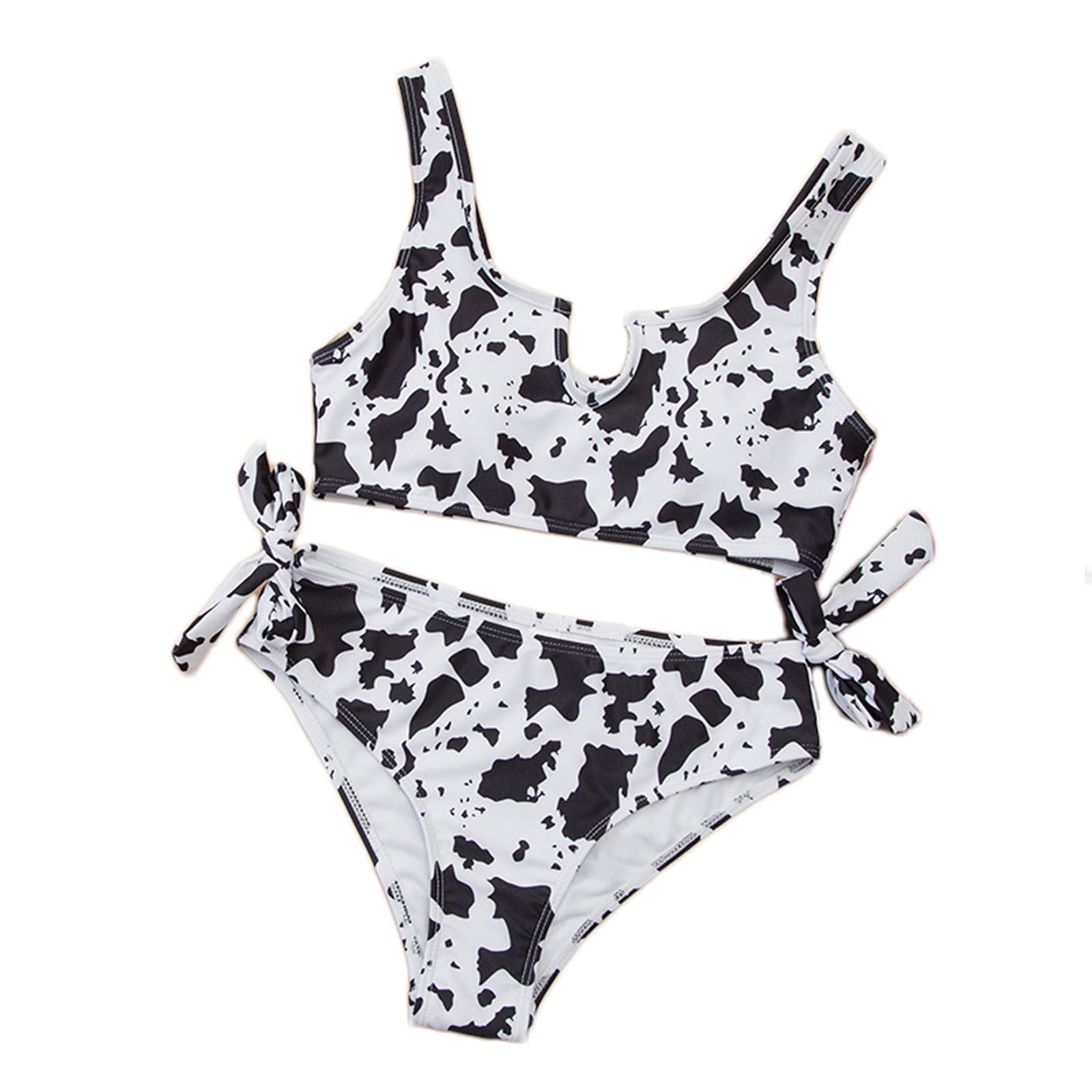 Jikolililili Girls Swimsuit Two Piece Bikini Set Crop Top with