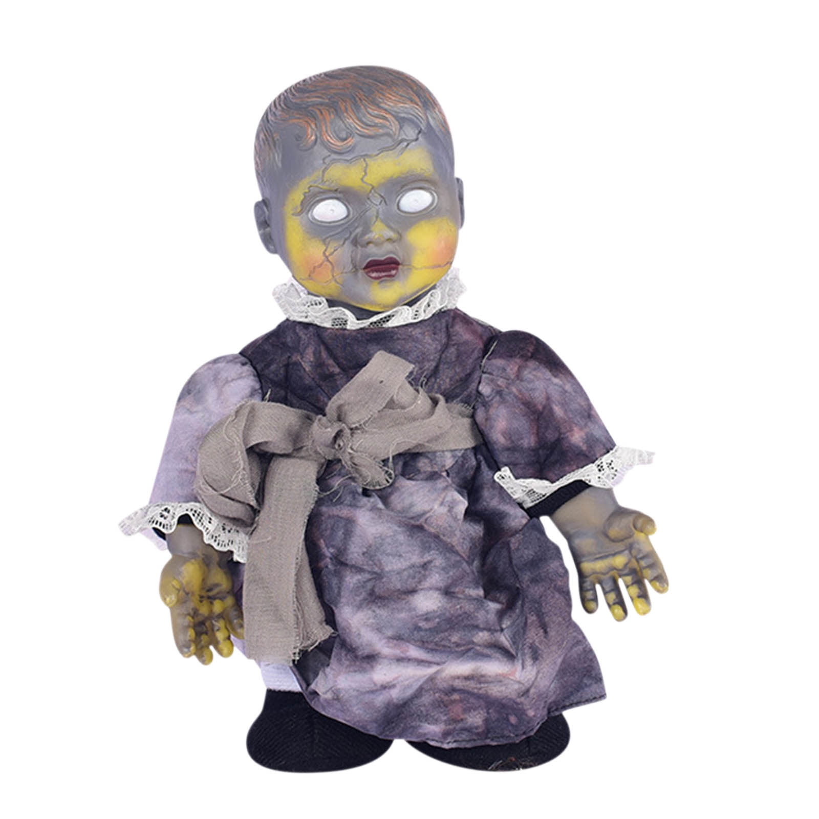 NUOLUX Zombie Toys Props Halloween Figures Model Horriable Dolls Action  Zombies Prank Figurines Kids Car Decorations Tricky 