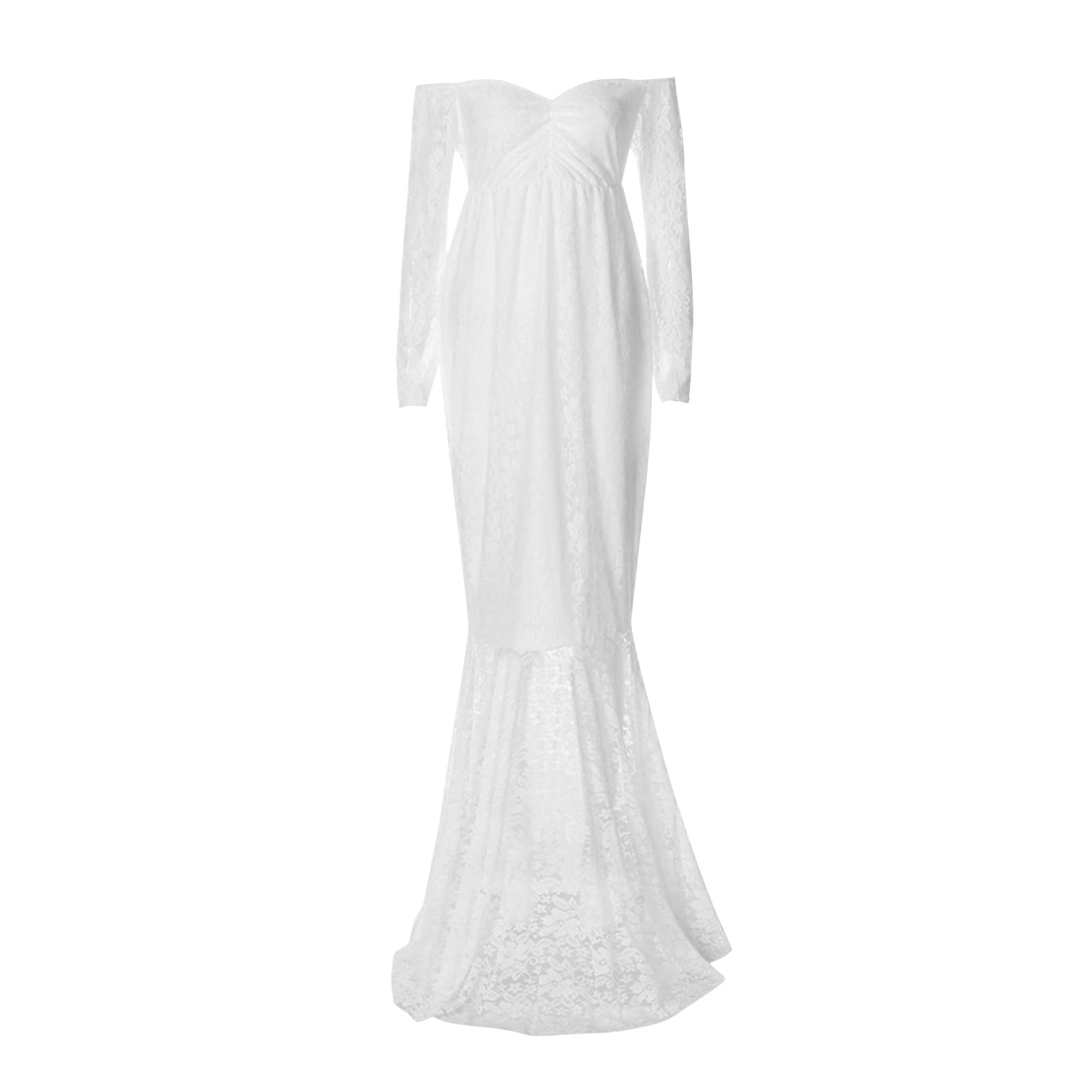 Chiffon Baby Shower Dress Maternity Photoshoot Chiffon Baby Shower Dress  Free Size Off