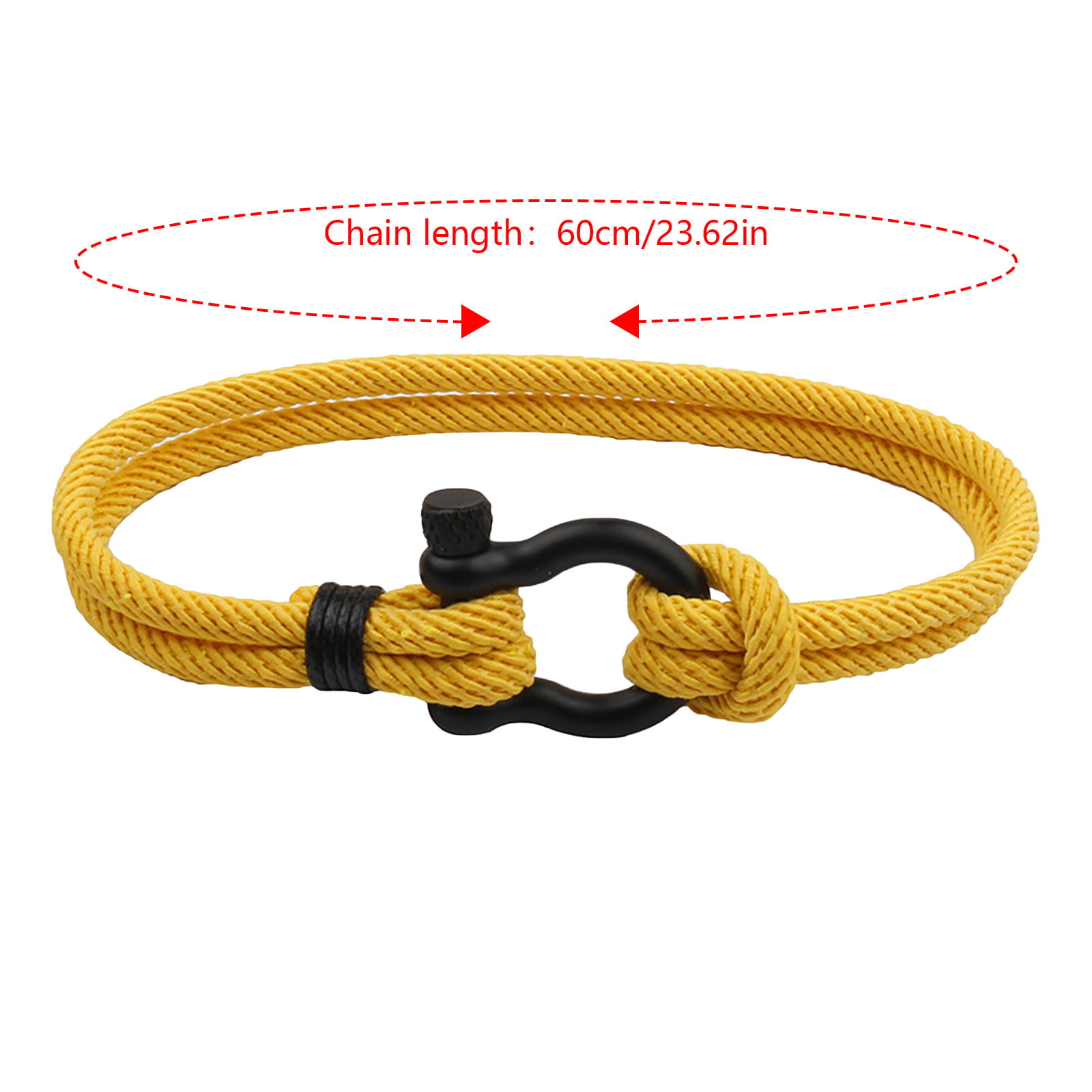 8mm Sailors Knot Hook Bracelets. W/14ky Wraps Head 7.0 - C82CSK70