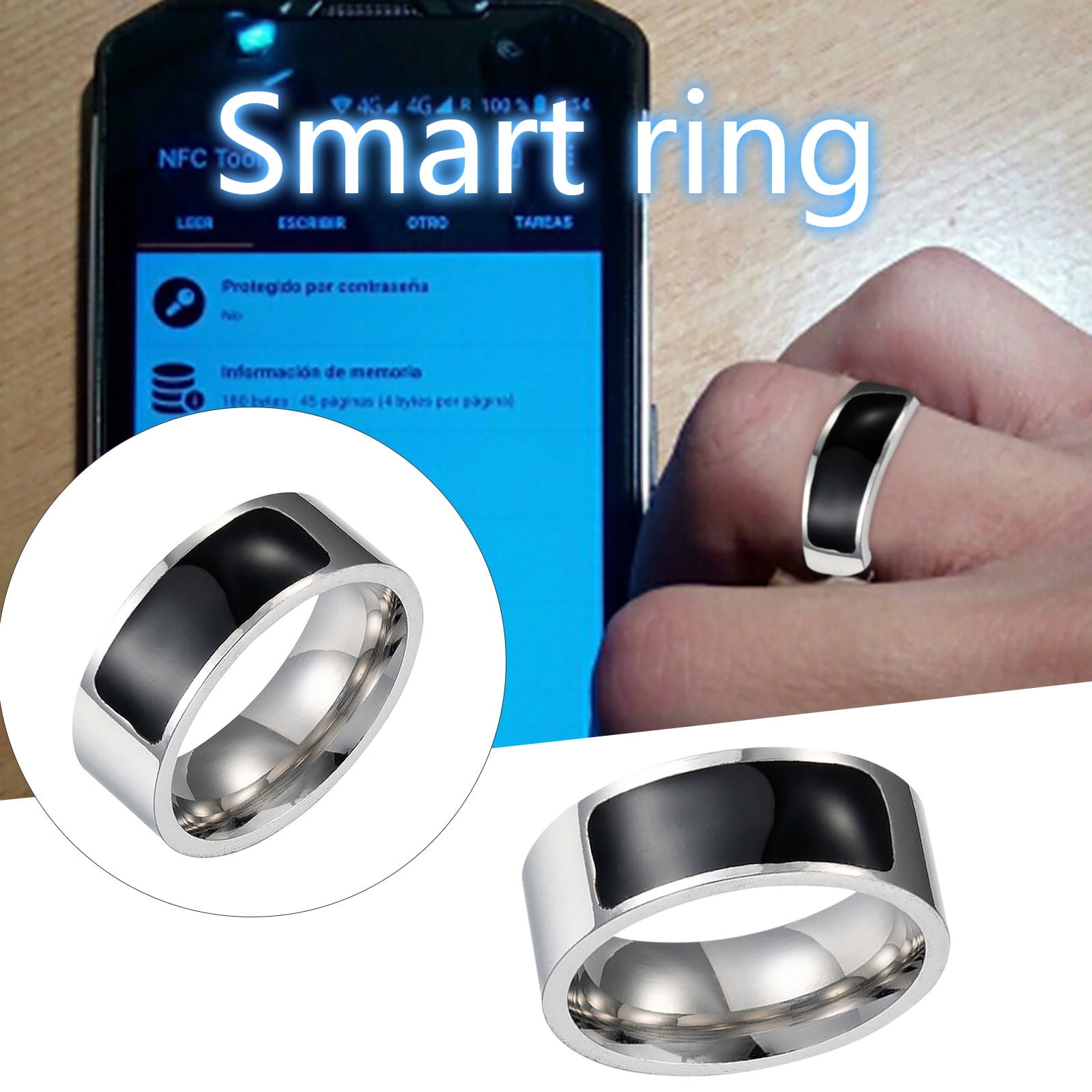 JikouIivo Smart Ring Can Unlock Smart Door, Lock Important Files Of ...