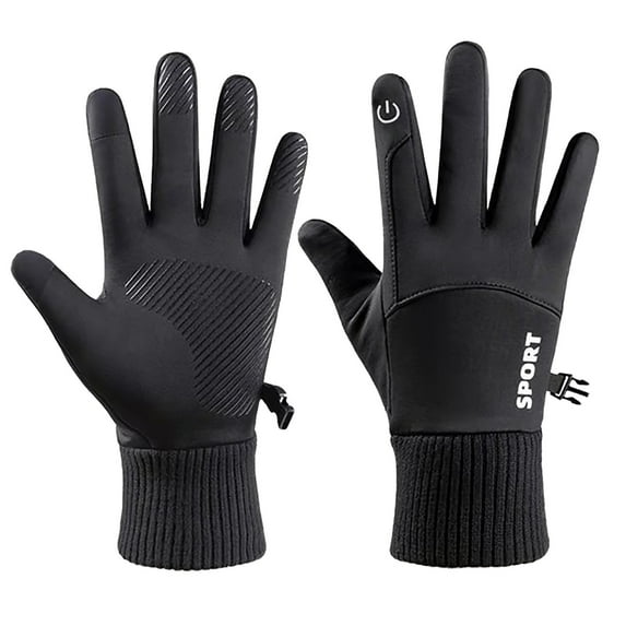 JikouIivo Tou Screen Winter with Velvet Waterproof Skidproof Climbing Winter Warm Glove Winter Gloves for Women Thinsulate