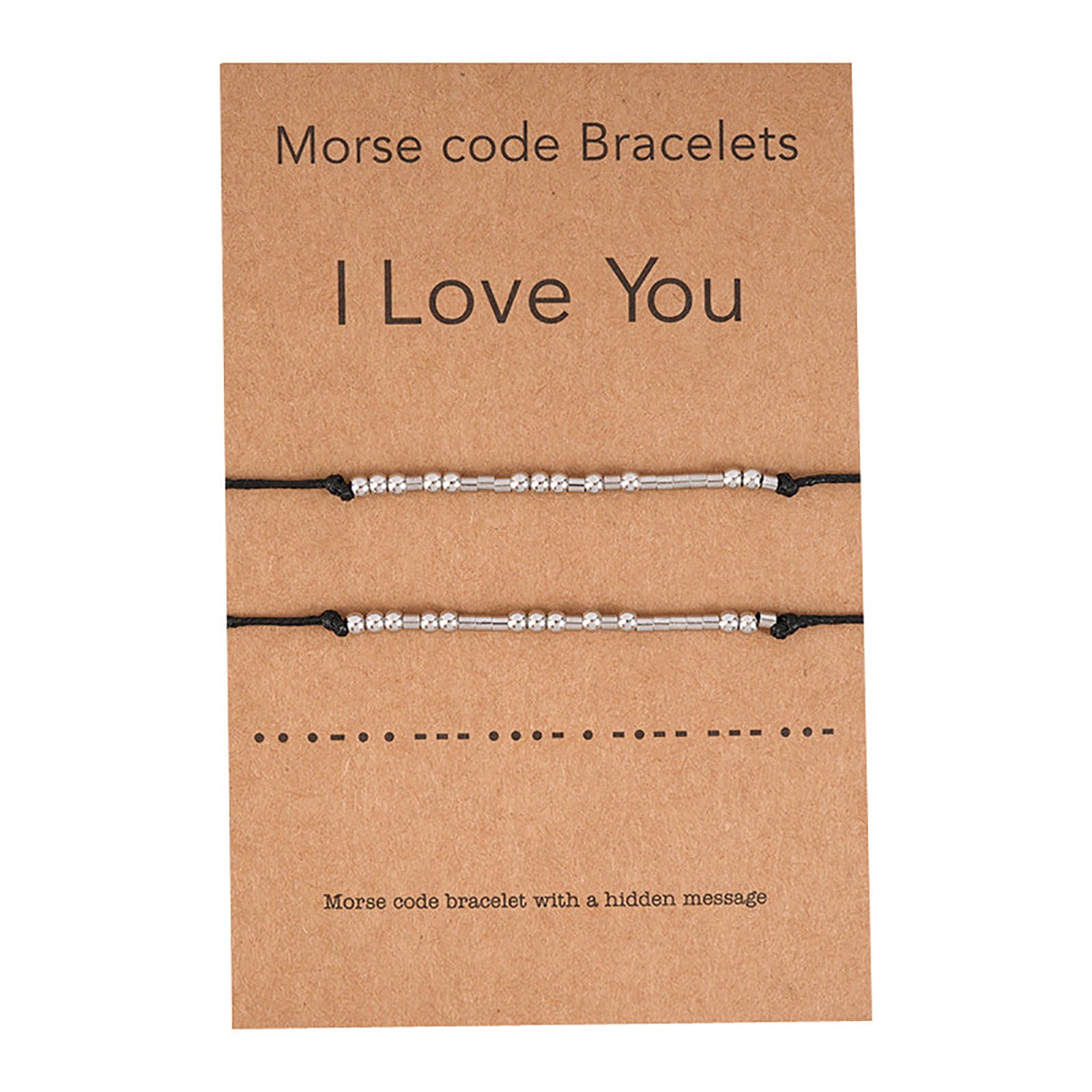 agurio　『Frinji code blacelet』 Amazon.com: KGBNCIE Morse Code Bracelets for Women S925