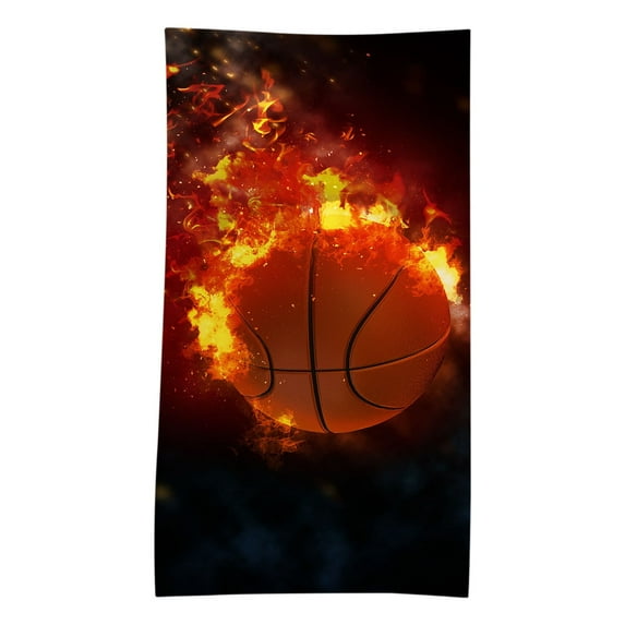 JikouIivo Basketball Beach Towels Oversized for Adults Kids, Microfiber Beach Towels for Kids, Men's Extra Large Beach Towel Swim Towels Bath Towels for Beach Swimming Pool on Clearance