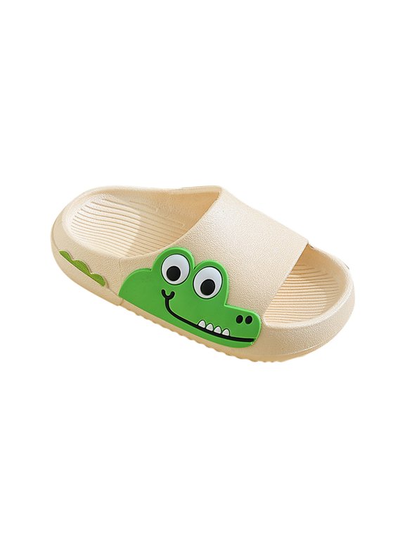 Bubble Slides Slides Smiley Face Slippers Toddler Baby Sandals Cartoon Animal Soft And Non-Slip Kids Home Slipper Children's Shose