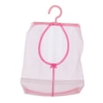 thumbnail image 1 of JikouIivo Clothes Pin Multipurpose Hanger Mesh Laundry Bag Clothes Pin Bag Mesh Bag with Hanger Clothesline Bag Storage Bag Clothespin Coat Hanger Laundry Pouch Multifunctional Mesh Bag, 1 of 8