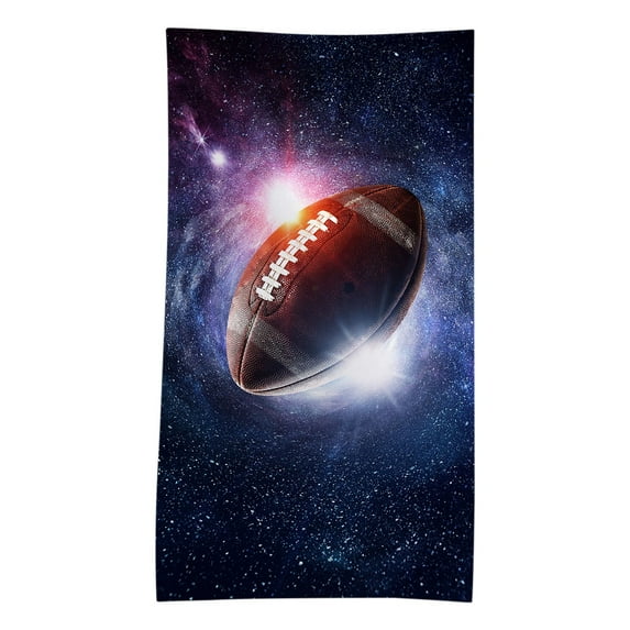 JikouIivo Football Beach Towels Oversized for Adults Kids, Microfiber Beach Towels for Kids, Men's Extra Large Beach Towel Swim Towels Bath Towels for Beach Swimming Pool Summer Deal