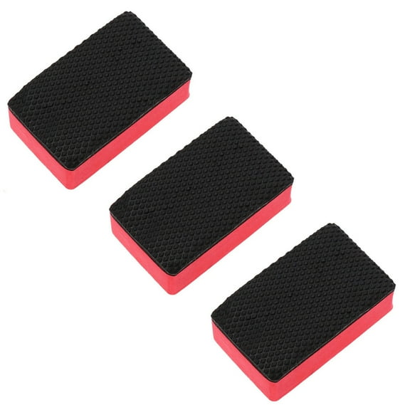 JikouIivo Magic Clay Sponge Bar Car Pad Block Cleaning Eraser Wax Polish Pad Tool 3pc Household Supplies on Clearance