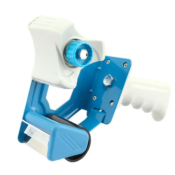 JikouIivo Packing Tape with Dispenser - 2-Inch-Wide Handheld Tape Gun w/ Extra Roll of Packaging Tape for Sealing, Storing and Shipping Boxes