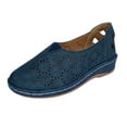 thumbnail image 1 of JikouIivo Summer Fashion Women Slip-On Open Toe Flat Hollow Out Breathable Single Shoes, 1 of 3