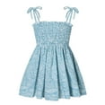thumbnail image 1 of Jikolililili Toddler Baby Girl Dresses Sleeveless Spaghetti Straps Floral Princess Sundress Summer Clothes Outfits, 1 of 9