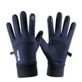 thumbnail image 1 of JikouIivo Tou Screen Winter with Velvet Waterproof Skidproof Climbing Winter Warm Glove Sport Gloves for Women, 1 of 3