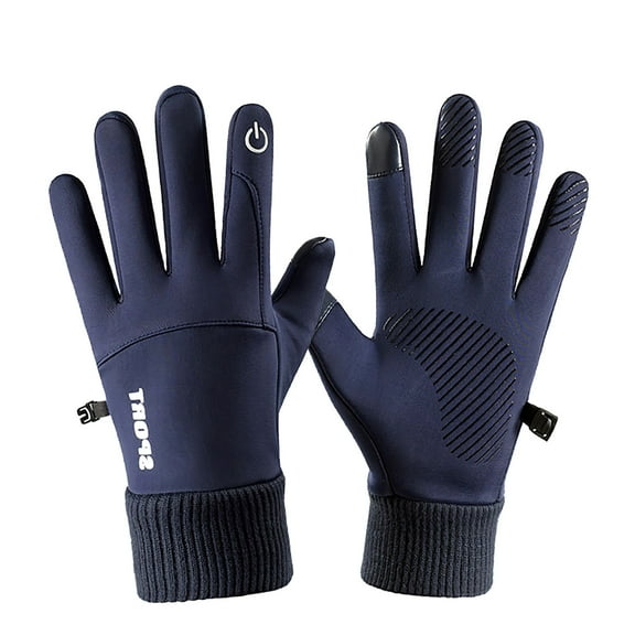 JikouIivo Tou Screen Winter with Velvet Waterproof Skidproof Climbing Winter Warm Glove Sport Gloves for Women