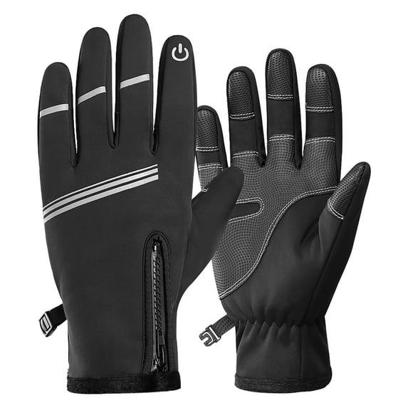JikouIivo Unisex Sports Winter Outdoor Waterproof Super Insulated Touc h Screen Gloves Winter Gloves for Snow Windproof Mittens Outdoor Sports Skiing