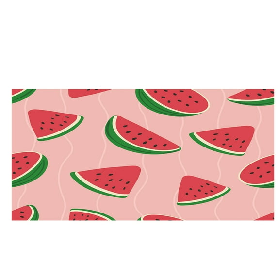JikouIivo Watermelon Beach Towel Blanket, Oversized Microfiber Beach Towel for Kids Girls Women Men, Lightweight 30”x60” Quick Dry And Sand Free Towel, Watermelon Gifts Swim Bath Pool Beach Towel