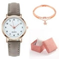 thumbnail image 1 of JikouIivo Women's Business Dress Watches with Bracelet for Lady Female Minimalist Simple Slim Thin Casual Dress Analog Quartz Wrist Watches Waterproof Luminous Gift, 1 of 1