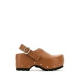 thumbnail image 1 of Jil Sander Caramel Leather Clogs Brown (Women's), 1 of 2