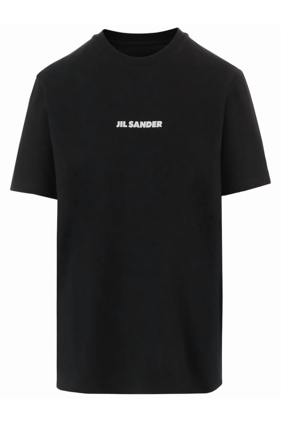Cotton T-Shirt With Front Logo Print (Women's)