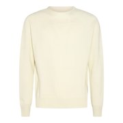 Jil Sander Crew Neck Knit Sweater With Ribbed Detailing Men's