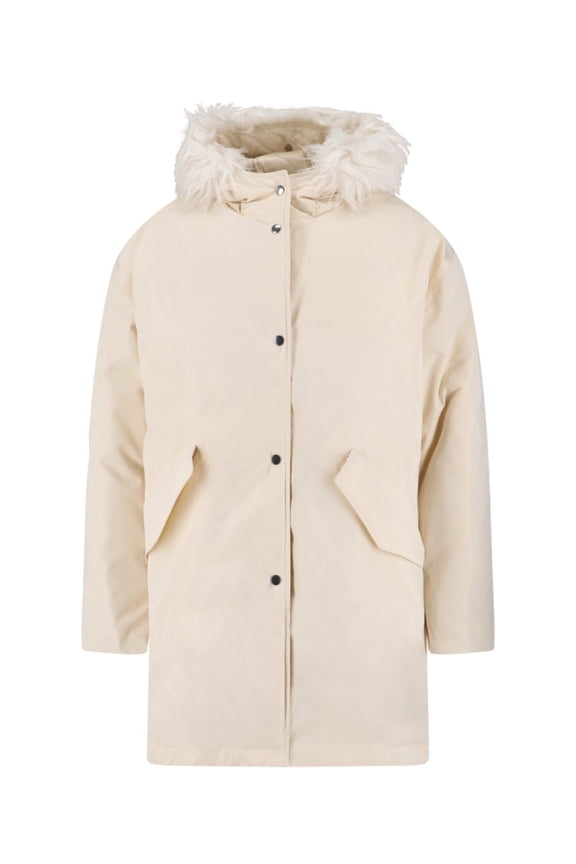 Faux Fur Parka – Cream (Women's)