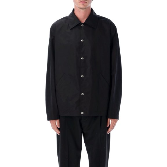 Jil Sander Lightweight Cotton Poplin Jacket With Tailored Fit (Men's)