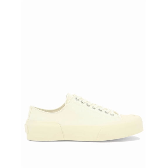Jil Sander Low-Top Lace-Up Sneakers Neutrals (Women's)