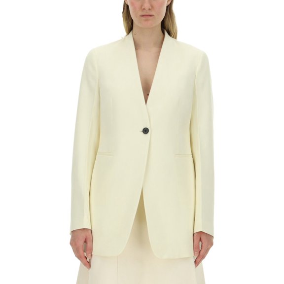 Jil Sander Single Button Tailored Jacket With Notched Lapel (Women's)