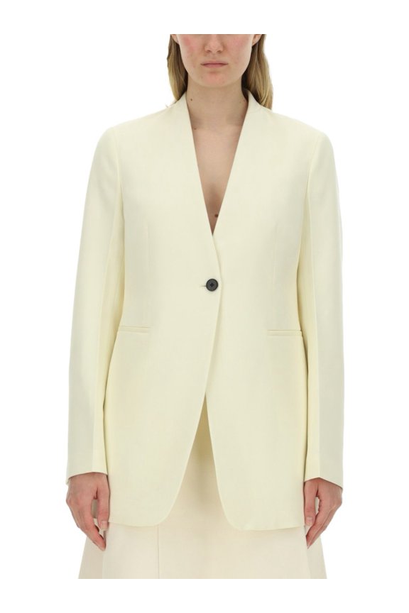 Single Button Tailored Jacket With Notched Lapel (Women's)
