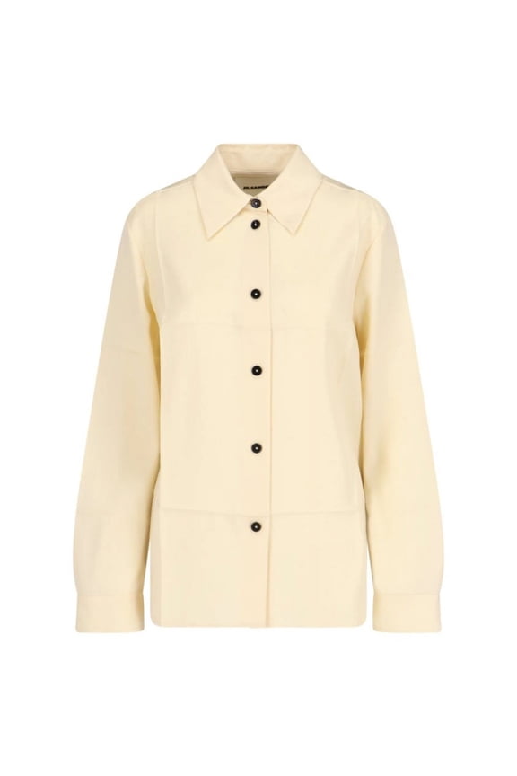 Virgin Wool Shirt – Ivory (Women's)