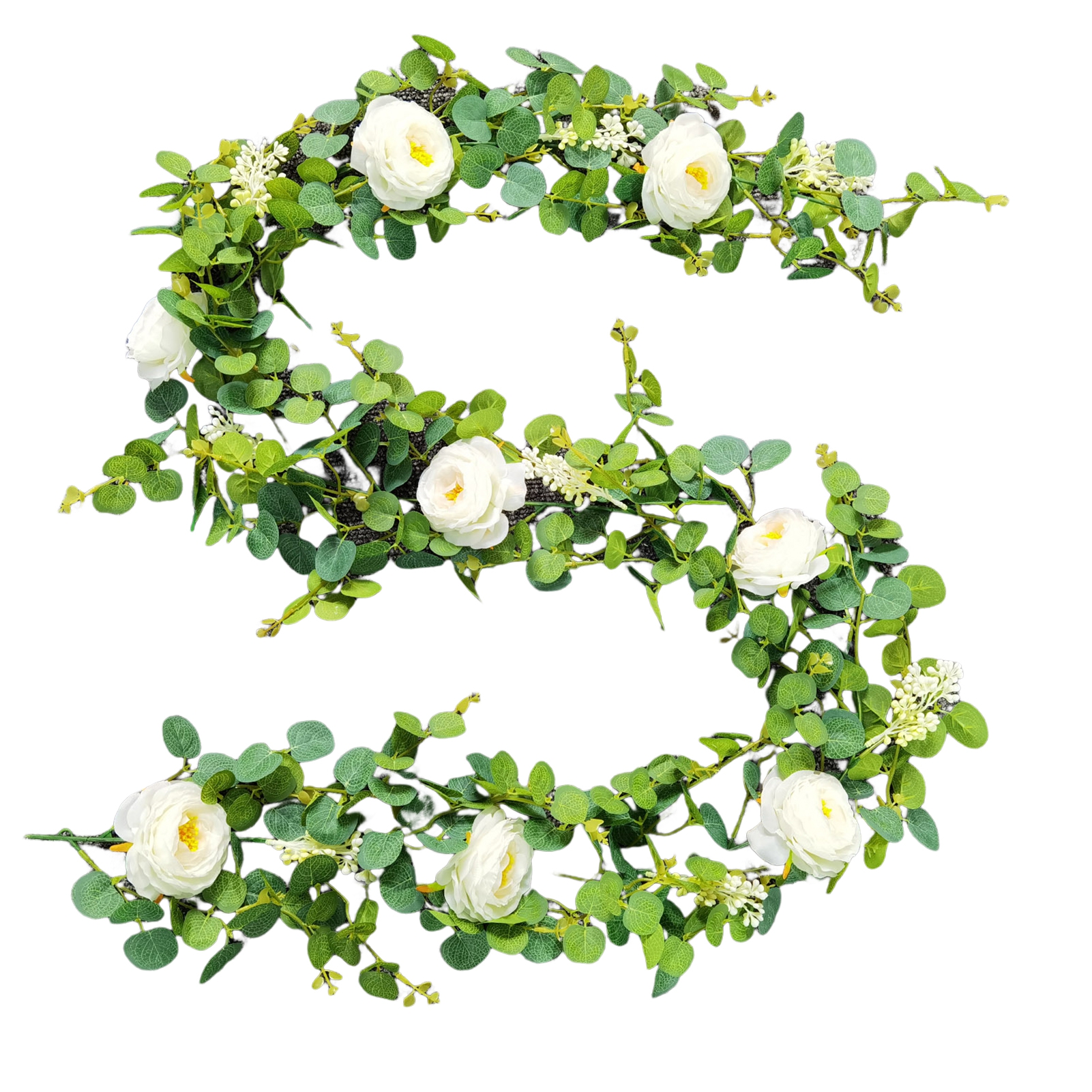 Jiledu Artificial Vine Realistic Artificial Flower Garland Elegant Fake
