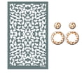 Jiledu Clay Earring Cutter Various Patterns Embossing Mold Printing on